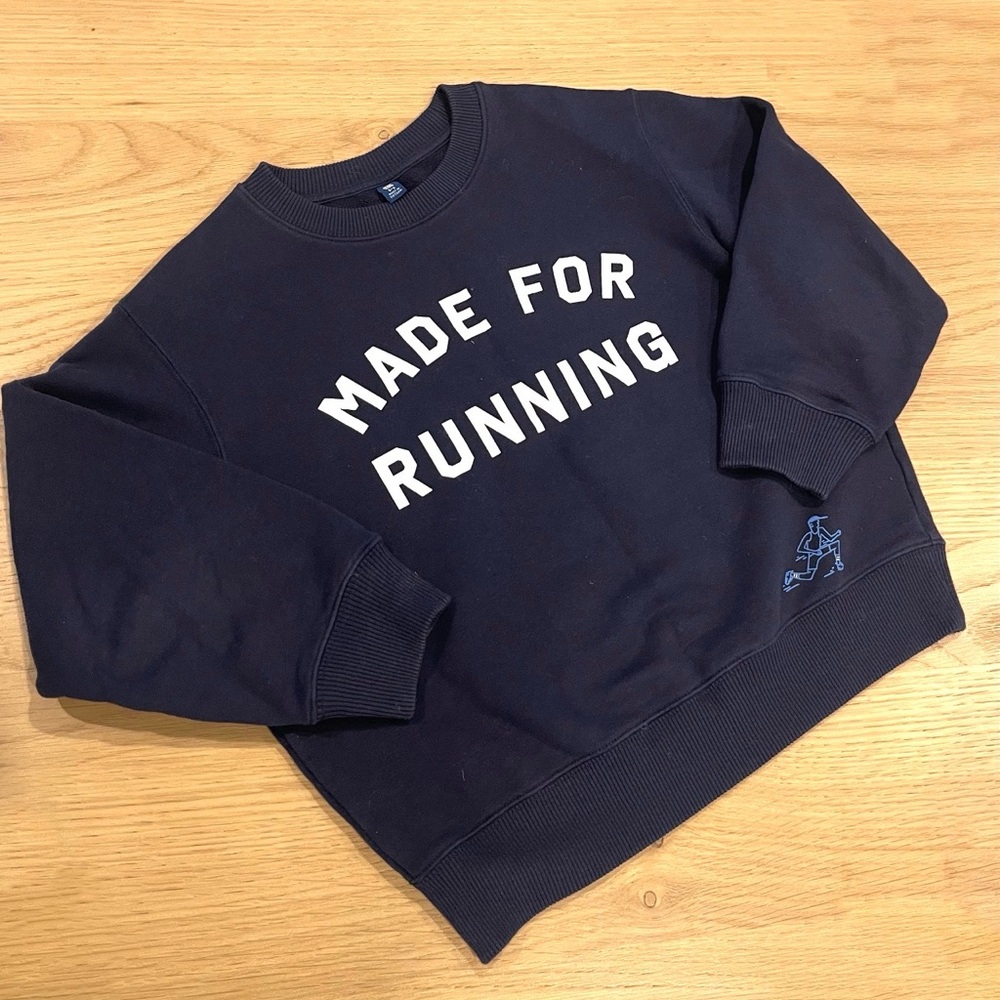 Uniqlo Dark Blue Crewneck Sweatshirt for kids